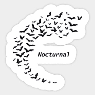 Nocturnal Sticker